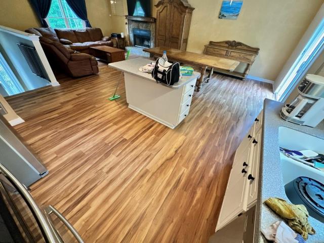 We installed new click/lock LVP at this home in Hiram, GA. 