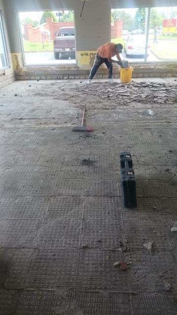 Started the demolition at this commercial project yesterday in Lawrenceville, GA.