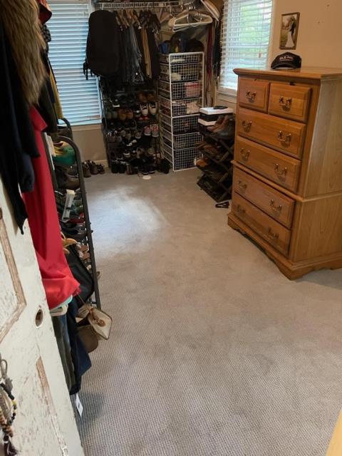 Installed carpet in a closet and stairs in Decatur, GA.