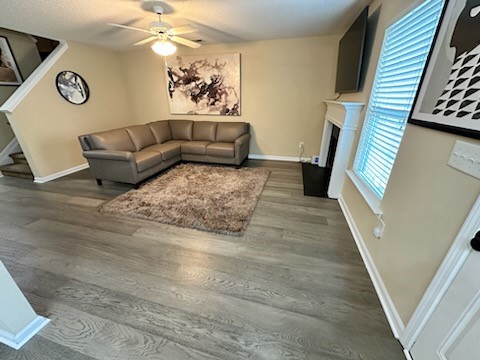 Luxury vinyl plank install throughout this home in Hiram, GA.