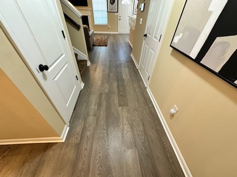 Luxury vinyl plank install throughout this home in Hiram, GA.
