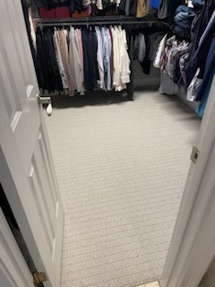 Carpet installed throughout rooms, at this home in Villa Rica, GA.