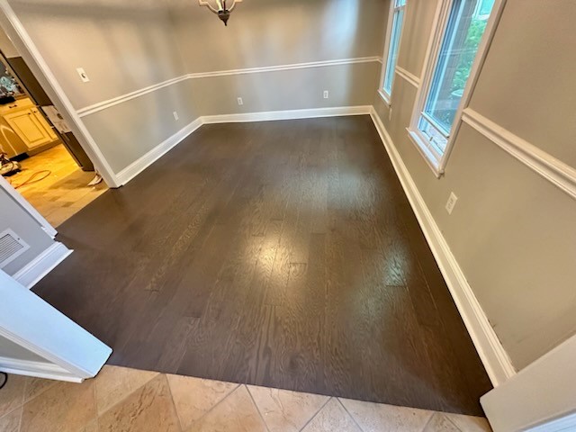 Installed engineered hardwood at this home in Peachtree City, GA. 