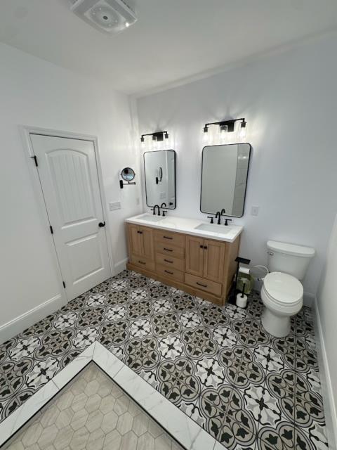 Wrapping up a master bath remodel in Villa Rica, GA - just waiting on the shower glass enclosure to be installed. 