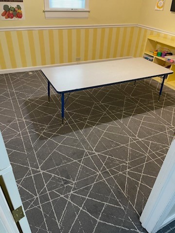 K+M completed this client-supplied commercial carpet installation in Dallas, GA.