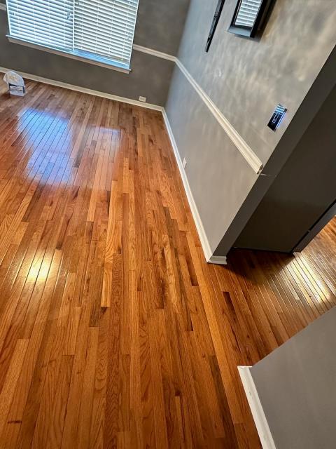 Completed a repair to this pre-finished solid hardwood today in Fairburn, GA.