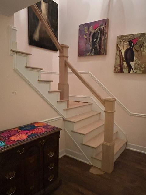 We installed new stairs at this home in Roswell, GA. Next up is sanding & staining the new stairs parts and then installing the balusters. 