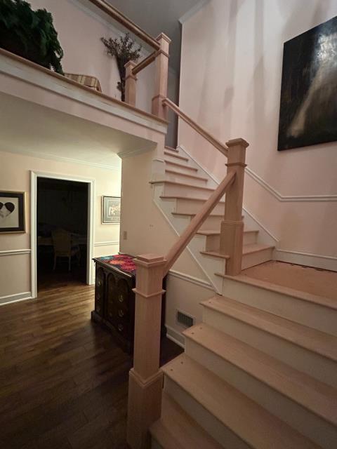 We installed new stairs at this home in Roswell, GA. Next up is sanding & staining the new stairs parts and then installing the balusters. 