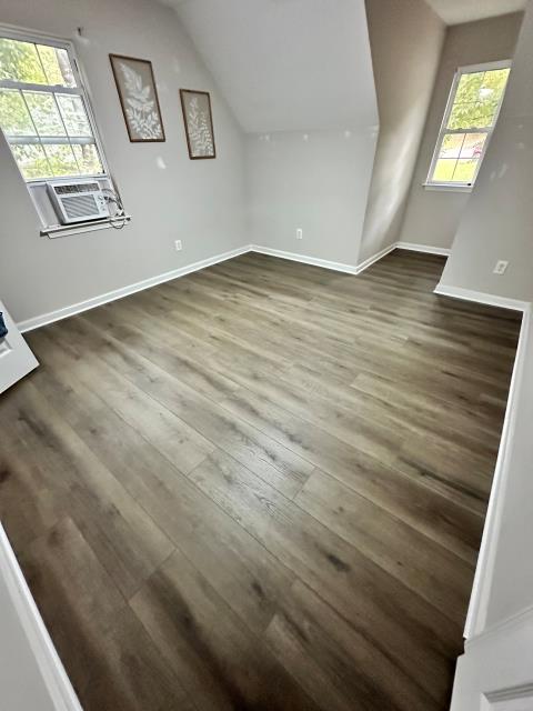 At this home in Villa Rica, GA we installed new oak stair treads and finished them to match the existing hardwood. We also installed one room of click/lock LVP.