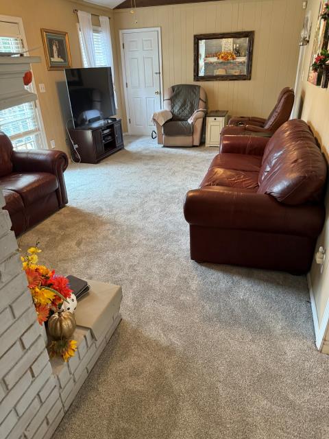We installed new carpet and pad at this home in Lithia Springs, GA.