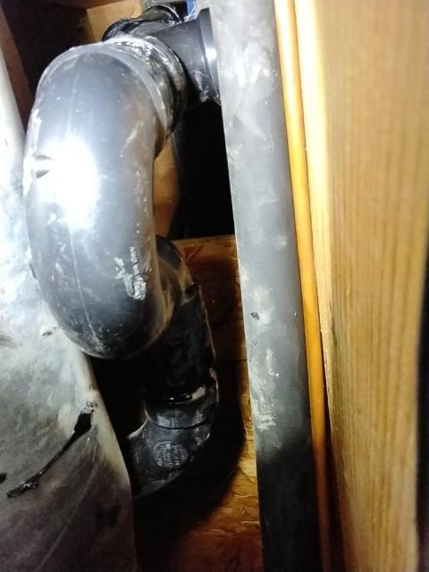 Water and Overflow: To cut drywall ceiling in kitchen to remove and replace leaking waste and over flow to master bathroom bath tub.  
