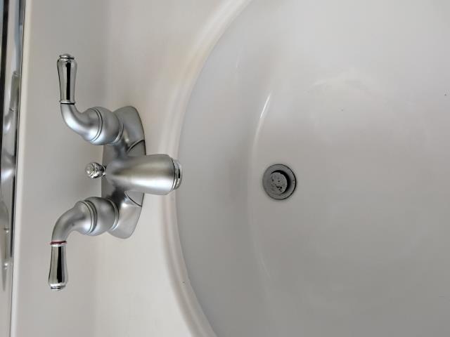 Faucet replacement: Remove 4 existing laboratory faucets from each restroom in the home. Install customer-provided faucets, including pop-up assemblies. Replace both hot and cold shut-off valves under each sink. With new supply lines. Install new supply lines for each sink (total of 8 angle stops and 8 supply lines). Remove and replace bathtub spouts on two bathtubs.


