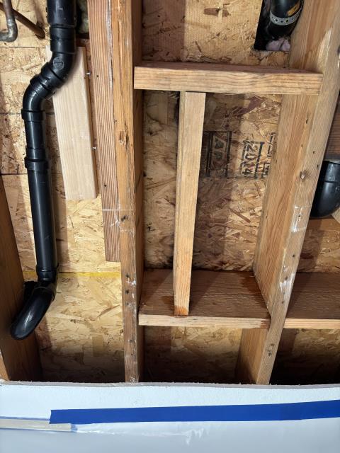 Call out to leak from upstairs to downstairs. Water restoration already had opened ceiling. Performed shower pan test on hallway shower and determined shower pan is the source of the leak. Shower will need to be remodeled with new shower pan to eliminate leak.