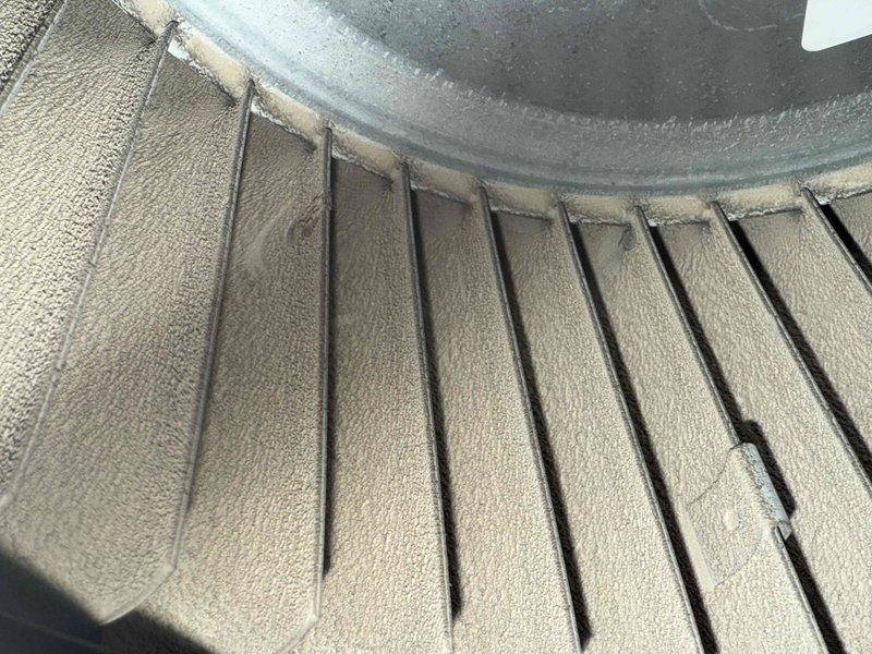 Performed scheduled MVP Heating Visit on 3-year-old system. Inspected and documented condition of heat exchanger fins, noting normal wear with some minor discoloration. Examined control board including ALCO ADF08S and ADF07S DIP switches, verifying proper switch positions and checking circuit integrity. System functioning within normal parameters.