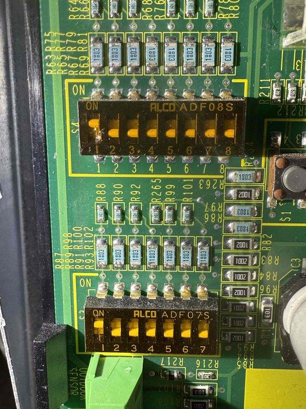 Performed scheduled MVP Heating Visit on 3-year-old system. Inspected and documented condition of heat exchanger fins, noting normal wear with some minor discoloration. Examined control board including ALCO ADF08S and ADF07S DIP switches, verifying proper switch positions and checking circuit integrity. System functioning within normal parameters.