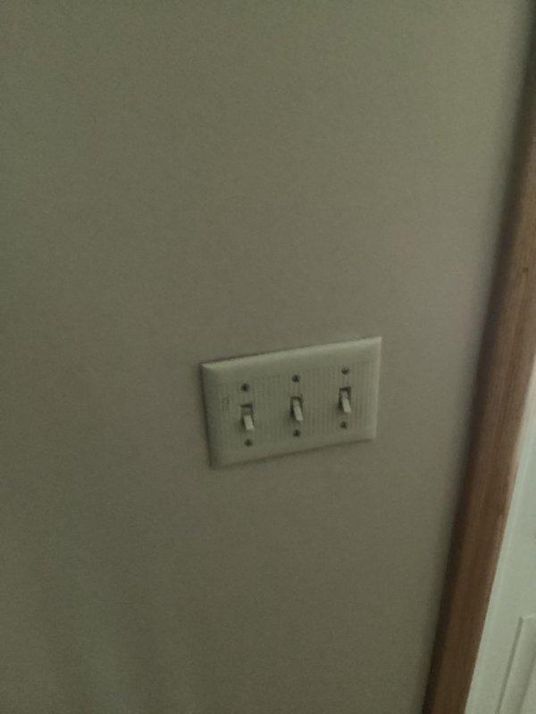 Diagnosed and repaired non-functional light switches in home. Identified loose wiring connections in 3-gang switch box causing power loss to multiple switches and exterior lighting. Secured all connections and verified proper circuit operation with successful restoration of power to all affected fixtures.