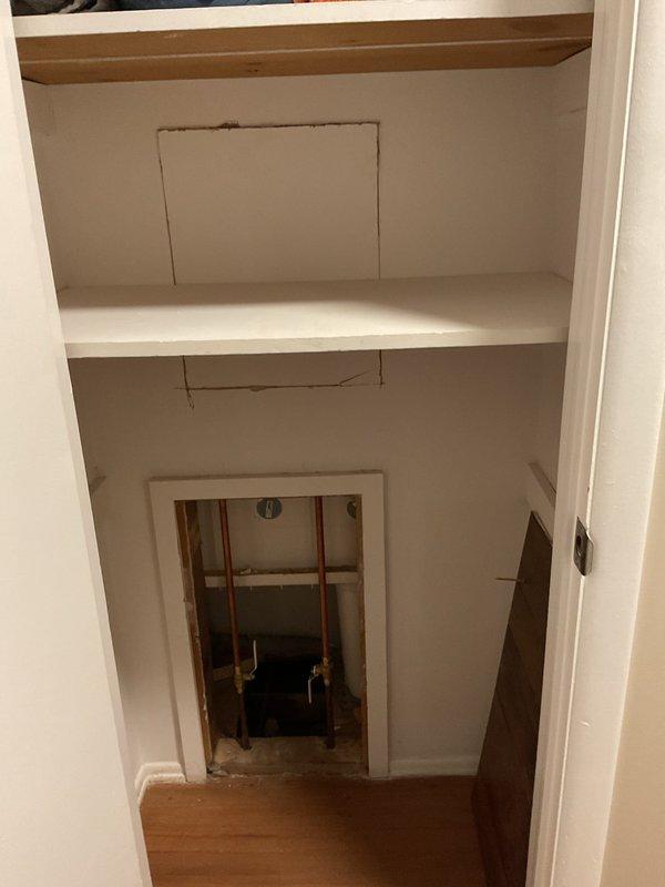 Completed gas line installation to dryer and replaced shower valve with ball valves to second floor shower as quoted. Parts were received and installed as specified by Craig Sturm. All connections were pressure tested and system is functioning properly.