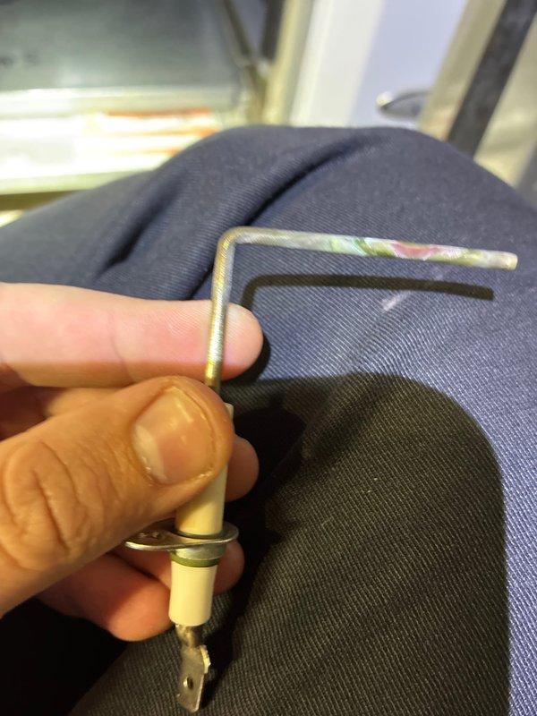 Performed recurring MVP Heating maintenance service on 5-year-old Trane furnace system. Conducted thorough inspection using hex key tool to access and check internal components. System appeared to be in good working condition with proper installation of ductwork, drainage pipes, and electrical connections.