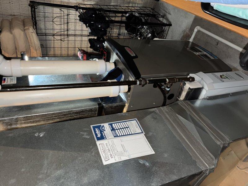 Performed annual furnace maintenance service on customer's HVAC system. Inspected primary heating unit components including circuit board and electrical connections. Checked all wiring harnesses and electronic control module for proper operation and verified system function.