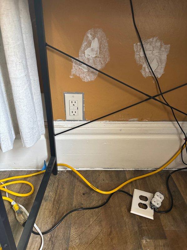 Replaced three 15-amp GE slim-profile breakers with GFCI breakers and upgraded all two-prong outlets to three-prong grounded receptacles to meet modern electrical safety standards. Verified proper grounding and GFCI protection functionality after installation to ensure code compliance and improved electrical safety throughout the property.