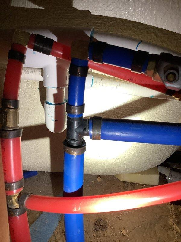 Responded to service call for garbage disposal issues. Inspected plumbing system, including PEX water supply lines with appropriate shut-off valves. Evaluated master bathroom bathtub leak and provided customer with information regarding tankless water heater options.