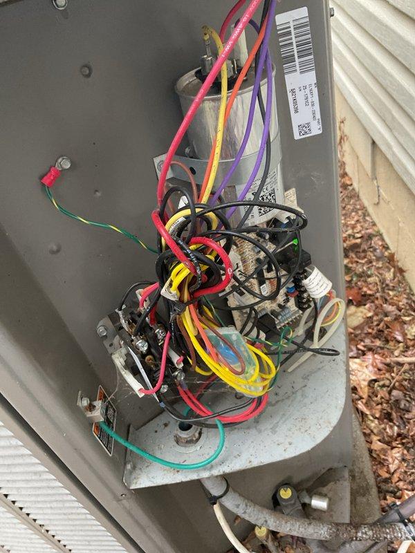 Completed scheduled BS-MVP heating maintenance service. Inspected electrical components and wiring connections in junction box, verifying proper terminal connections of control wiring. All connections were secure with no signs of damage or loose wires.