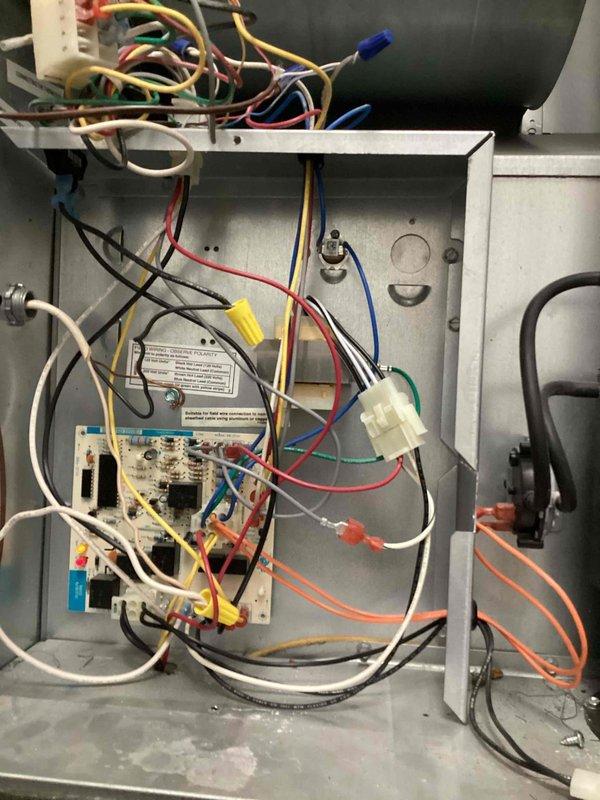 Performed comprehensive heating system tune-up, including inspection of the control module wiring connections and circuit board functionality. Examined and verified proper operation of the igniter assembly and flame sensor components on the gas burner assembly. All systems tested and functioning properly.