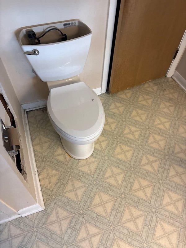 Replaced severely corroded copper drain pipe in basement, installing new PVC connections to the existing vent and high rough drain. Installed new toilet flange and shower strainer to prevent future backups. Snaked through cleanout to verify proper drainage.