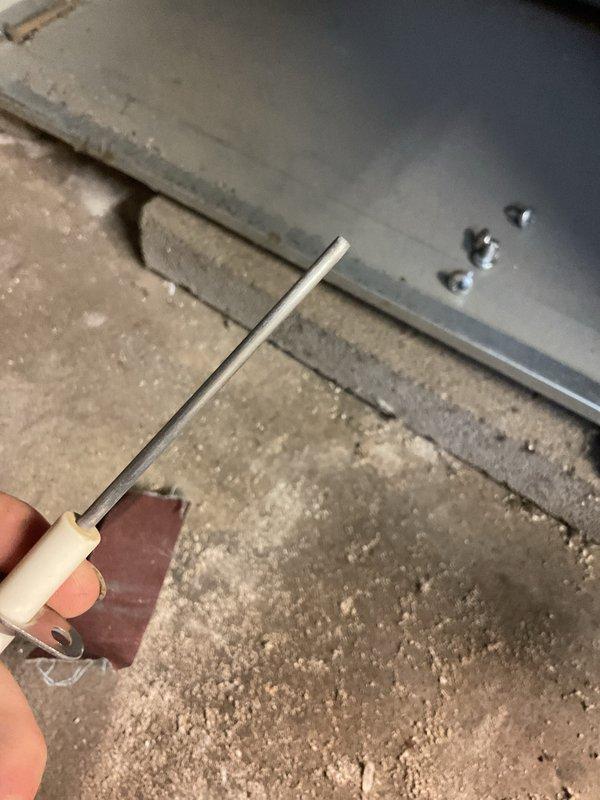 Performed maintenance service on customer's older gas furnace (10+ years, MVP model). Inspected internal components including heat exchanger and burner assembly. Made necessary adjustments to fasteners and connections. System operational at completion of service.