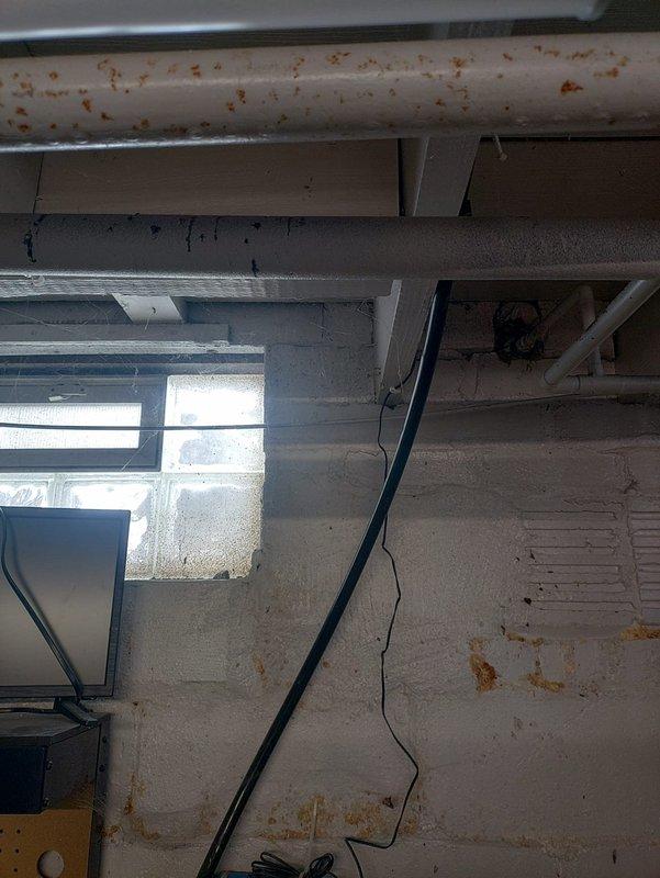 Conducted assessment for additional electrical outlets in unfinished basement area. Evaluated existing electrical infrastructure in utility space with exposed ceiling and concrete block walls. Determined suitable locations for new basement outlets and two exterior outlets as requested by customer.