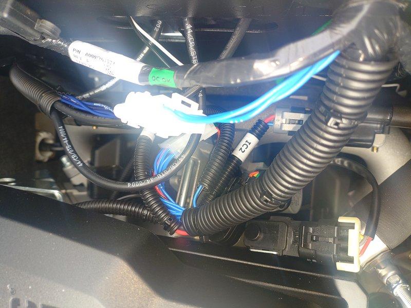 Responded to customer report of generator malfunction with error message. Performed diagnostic inspection of electrical systems, examining wiring harnesses, connections, and mounting components. Verified proper installation of power distribution components and confirmed all electrical connectors were secure and properly seated.