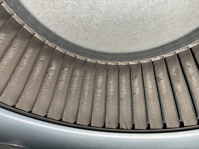 Diagnosed intermittent operation issue on gas furnace with flashing diagnostic lights. Inspected blower wheel and limit switch, finding the latter to be malfunctioning. Replaced faulty limit switch and verified proper startup sequence and continuous operation through multiple test cycles.
