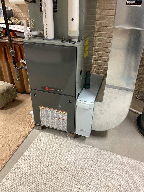 Performed seasonal furnace startup on 15-year-old Trane system. Conducted comprehensive tune-up maintenance and verified proper operation of all components including control board and electrical connections. System is functioning correctly with no issues identified.
