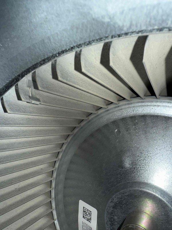 Performed routine tune-up maintenance on two 6-year-old furnace systems installed in 2012. Removed and replaced one air filter and inspected blower assembly, confirming proper operation and cleanliness of fan components. Both units were functioning within normal parameters with no issues detected.