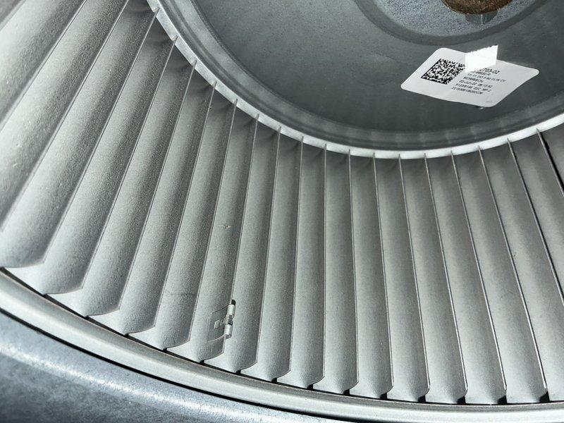 Performed routine MVP heating maintenance service, inspecting the internal control board and electrical connections. Examined the blower wheel assembly for proper operation and cleanliness. All components functioning normally with no issues identified.