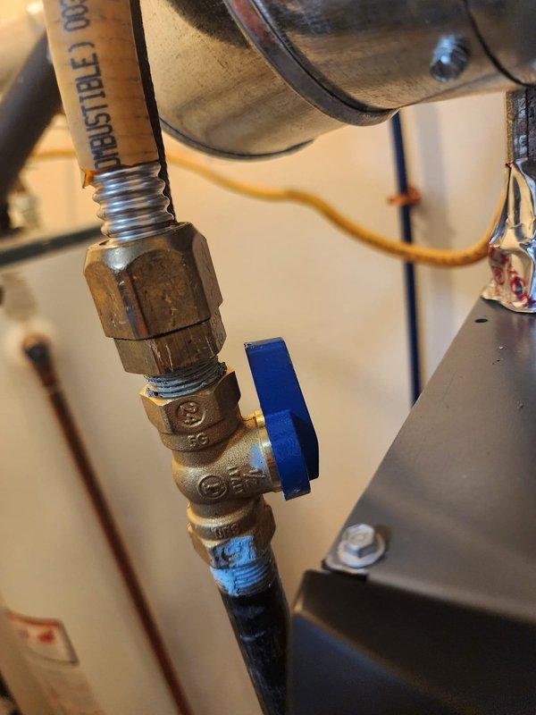 Completed installation of a new Lennox downflow 80% efficiency furnace with AC system. Installed proper gas connections with accessible shut-off valve and verified all ductwork connections. System was fully tested and confirmed operational at 8 AM as scheduled.