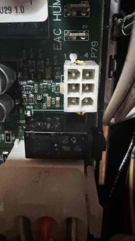 Responded to service call for new furnace installation displaying "ID Blower Motor Start Fault" error and "service urgent" warning. Inspected SureLicht control board connections and wiring, finding loose terminal connections on the PCB. Secured all wire connections to resolve the startup fault issue, verified proper operation through complete heating cycle test.