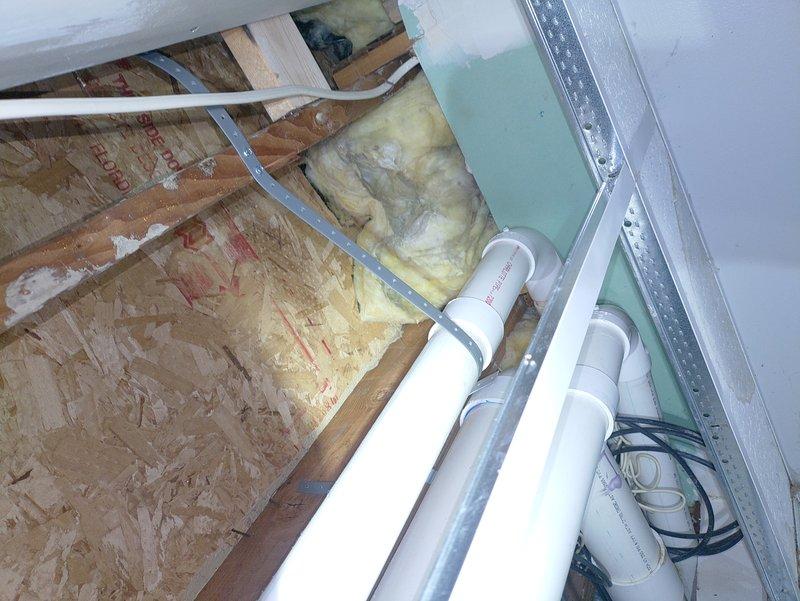 Responded to service call for recently installed PCB furnace (November installation) not producing heat. Customer suspected thermostat issue. Upon inspection, found issues with ductwork and insulation that were compromising system performance. Repaired connections and adjusted insulation to restore proper heating function.