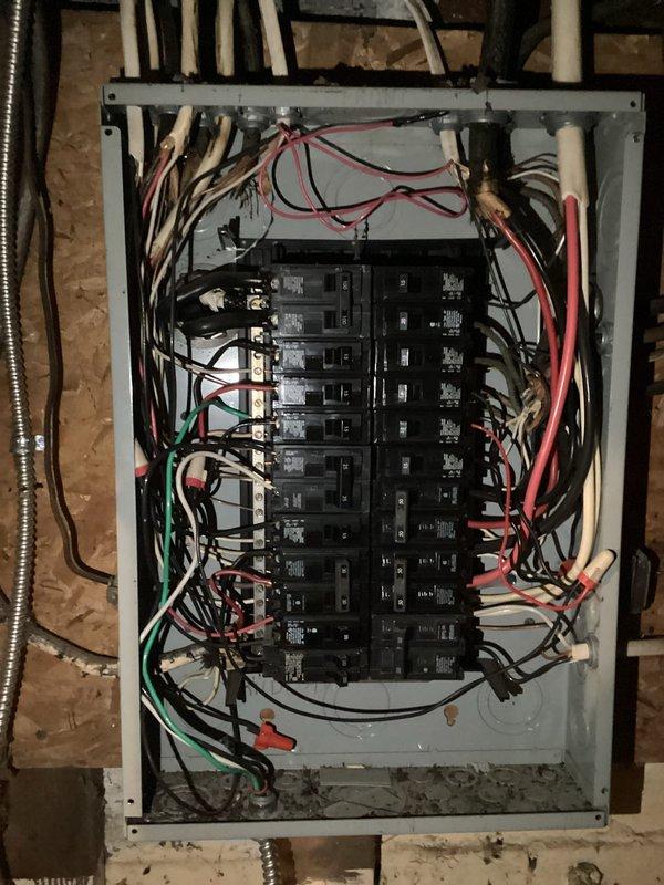 Responded to service request for a previously replaced wall light fixture and non-functional ceiling fan. Inspected electrical panel to verify circuit integrity. Repaired loose connection at wall sconce which restored proper operation. Ceiling fan issue traced to faulty pull-chain switch; replaced switch assembly and confirmed full functionality of both lighting fixtures.