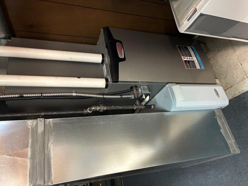 Performed scheduled MVP heating maintenance service on customer's furnace system. Inspected furnace components including the PVC exhaust pipes, ductwork, and auxiliary systems. Examined and cleaned the blower wheel assembly to ensure optimal airflow and system efficiency.