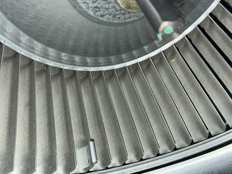 Performed scheduled MVP heating maintenance service on customer's furnace system. Inspected furnace components including the PVC exhaust pipes, ductwork, and auxiliary systems. Examined and cleaned the blower wheel assembly to ensure optimal airflow and system efficiency.