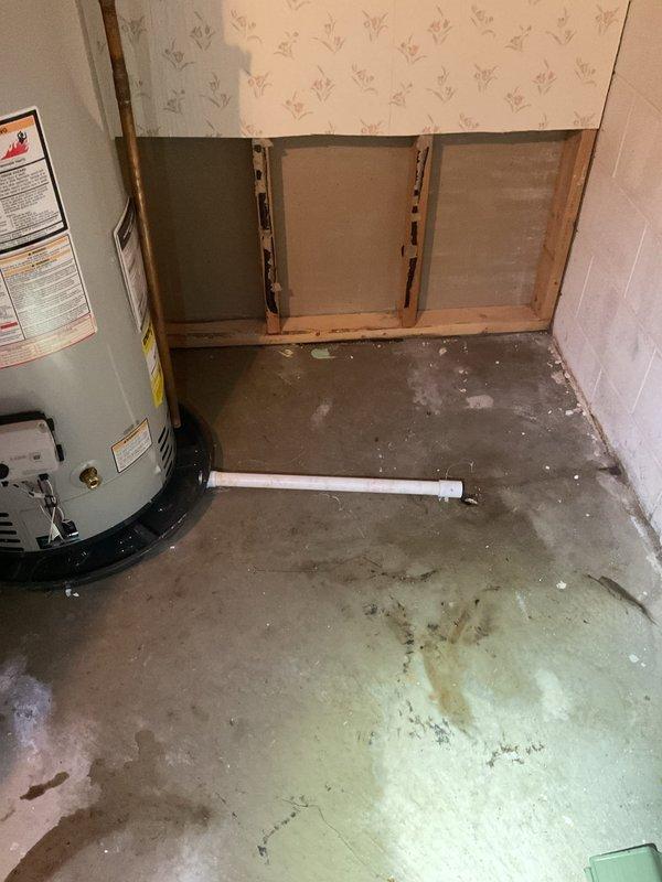 Installed new 40-gallon Bradford White water heater with all required code upgrades. Completed proper connection of copper water lines and ventilation system. Replaced unit in basement utility area, ensuring all components were correctly staged and installed according to manufacturer specifications.