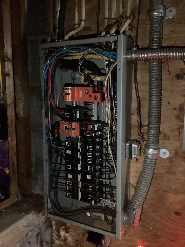 Responded to service call for no heat due to electrical issues with a furnace installed by a third party. Upon inspection, found improper wiring in the main electrical panel and furnace connection. Rewired the circuit breaker panel, installed proper connections to the furnace, and verified all electrical components were functioning according to code. System is now operational with heat restored.