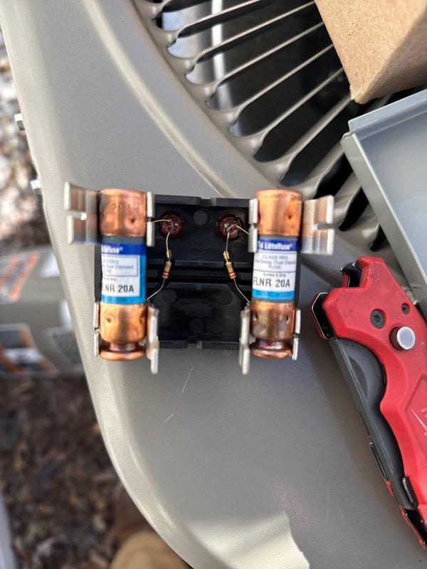 Completed installation of a new 90% Furnace and Air Conditioning system. Verified proper electrical connections including inspection of 20A LittelFuse components and circuit board functionality. System was fully tested with all safety controls operational and indicator lights functioning correctly.