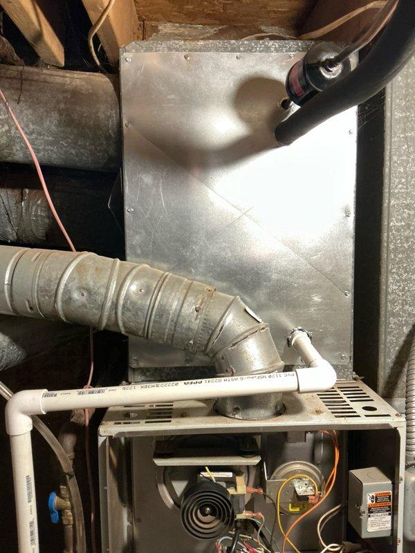 Responded to no heat call for 24+ year old Bryant furnace with pilot light issues. Upon inspection, determined the furnace required manual lighting for operation each time heat was needed. System showed significant age-related wear on ductwork and blower assembly components. Recommended replacement due to equipment age and chronic ignition problems.