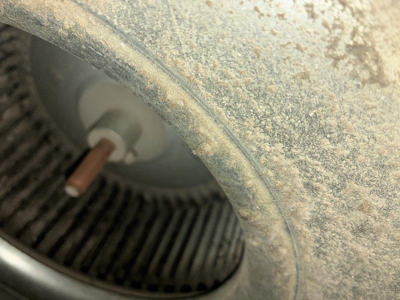 Responded to no-heat service call for 12-year-old furnace failing to heat beyond 60°F. Inspection revealed significant dust accumulation on blower assembly and control board. Performed comprehensive cleaning of components, replaced worn igniter, and recalibrated thermostat. System now functioning properly with proper heat output.