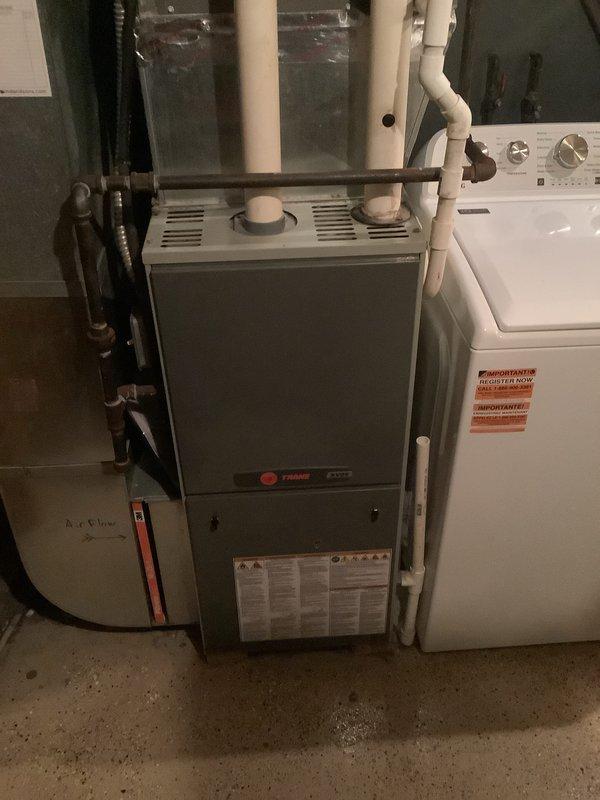 Responded to no heat call for a Trane 90% efficiency furnace. Diagnostic testing revealed indoor temperature of 60.3°F. Successfully restored heating functionality through system inspection and repair.