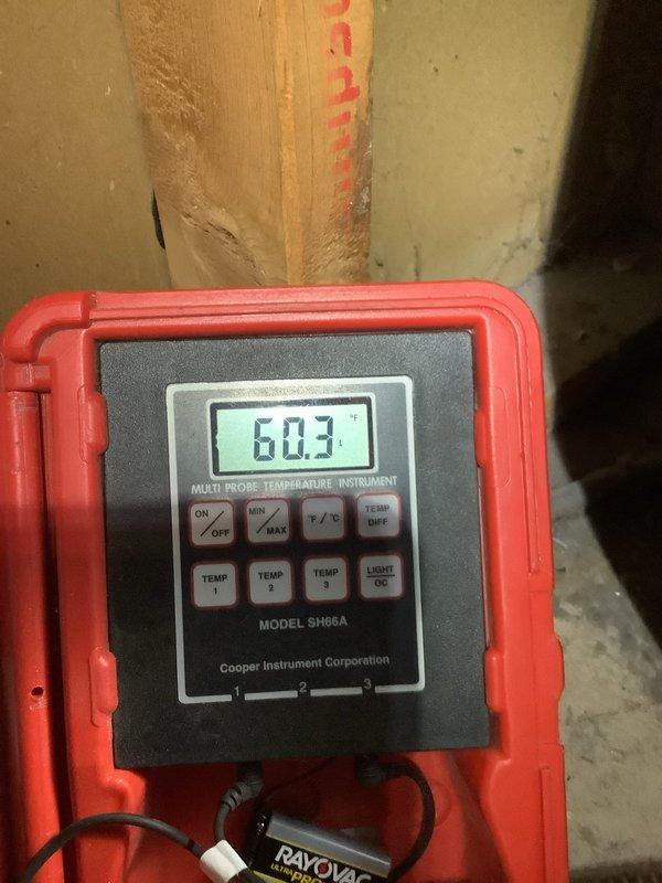 Responded to no heat call for a Trane 90% efficiency furnace. Diagnostic testing revealed indoor temperature of 60.3°F. Successfully restored heating functionality through system inspection and repair.
