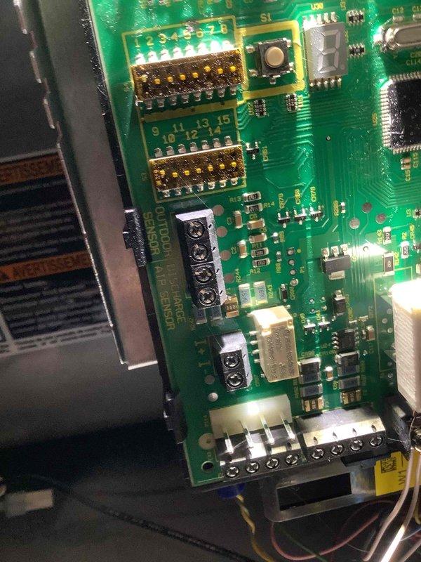 Performed scheduled MVP Heating maintenance visit. Inspected control board circuitry and connections, noting proper functionality of PCB components including terminal blocks and jumper settings. Examined blower motor assembly and associated wiring harnesses, confirming all connections were secure and operational. System testing completed with no issues identified.