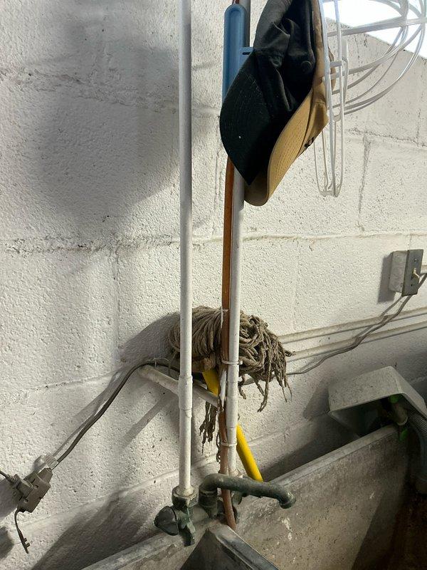 Conducted assessment of existing Concord 90 Plus gas furnace system in utility room for potential replacement. Documented current installation conditions including ventilation, mounting, and connections. Prepared estimate for furnace replacement with detailed specifications noted on service documents.